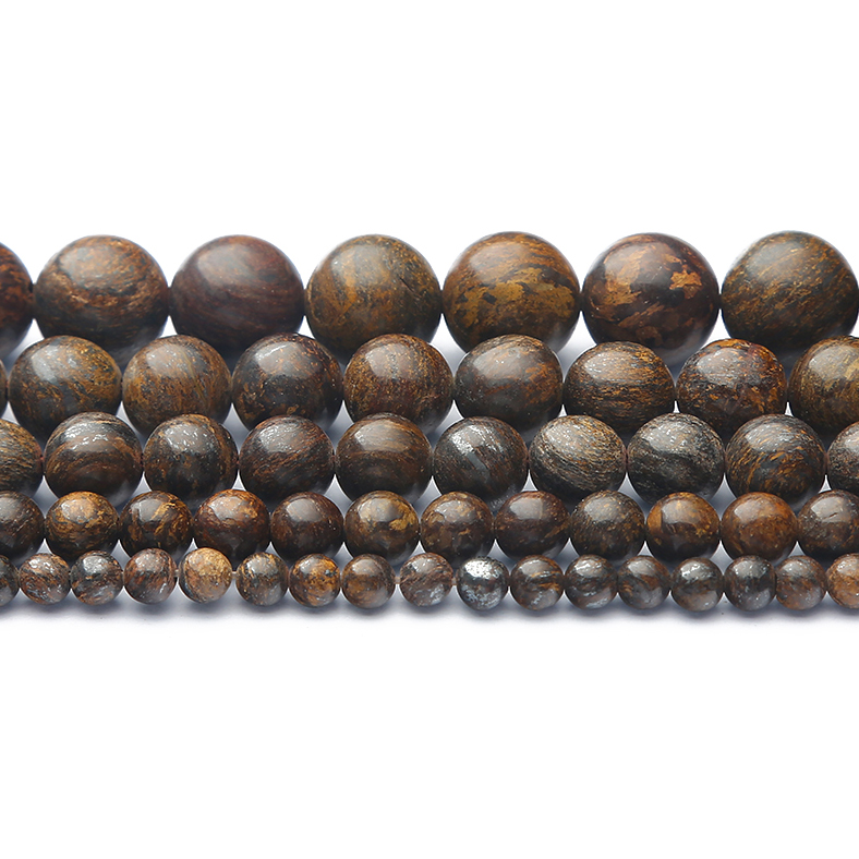 Jewelry Making Stones - 6 8 10mm Natural Stone Grey