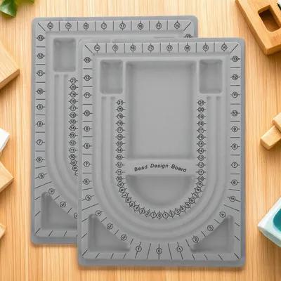 Jewelry Making With Beads - 2Pcs Bead Design Boards Necklace Design