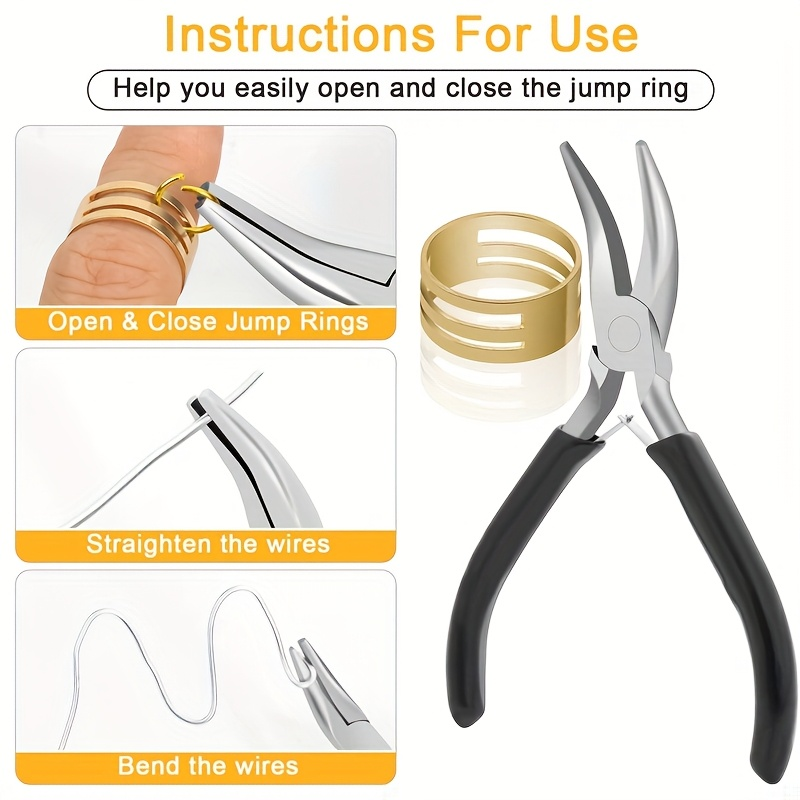 2pcs Curved Mouth Pliers Pink/ - Jewelry Plier Set review and price