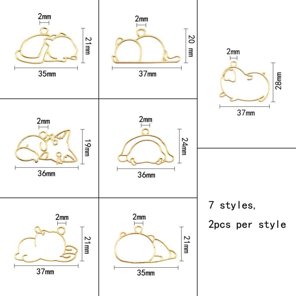 14pcs Hibernator Theme Open Be - Jewelry Making Loops review and price