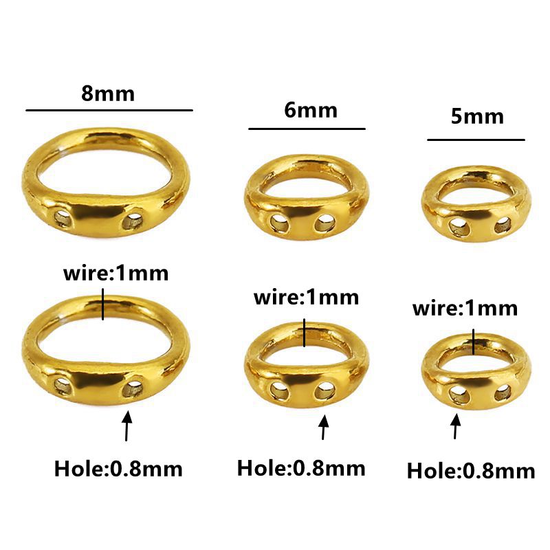 30pcs 5/6/8mm Stainless Steel  - Jewelry Making Beads review and price