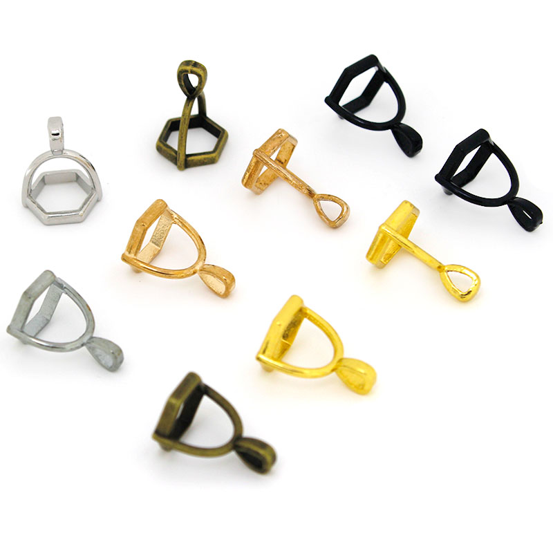 20Pcs Hexagonal Gemstone Cap N - Jewelry Making Stones review and price