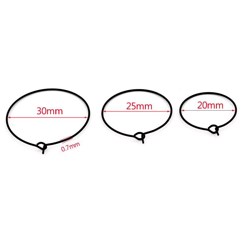 20Pcs 20mm 25mm 30mm Stainless - Jewelry Making Loops review and price