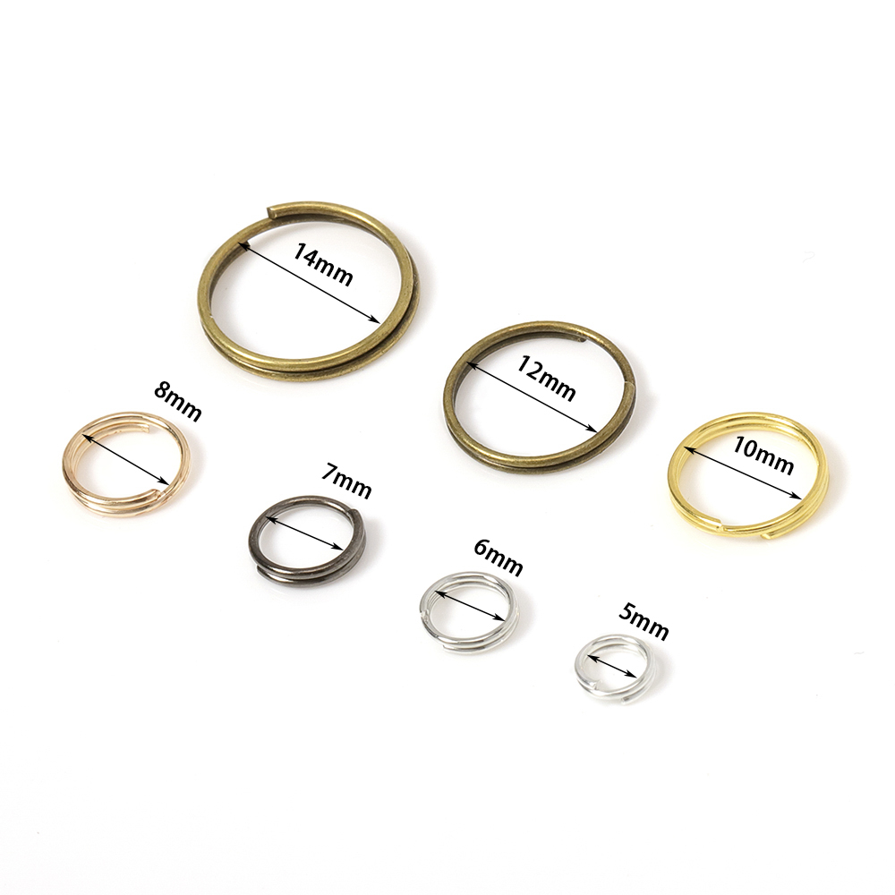 200pcs 5-14mm Key Ring Double  - Jewelry Making Loops review and price