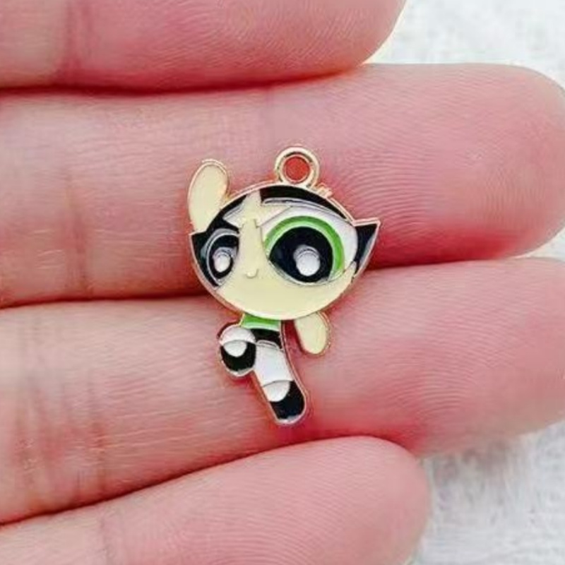 10pcs Alloy Oil-Dripping Carto - Jewelry Making For Birthday Party review and price