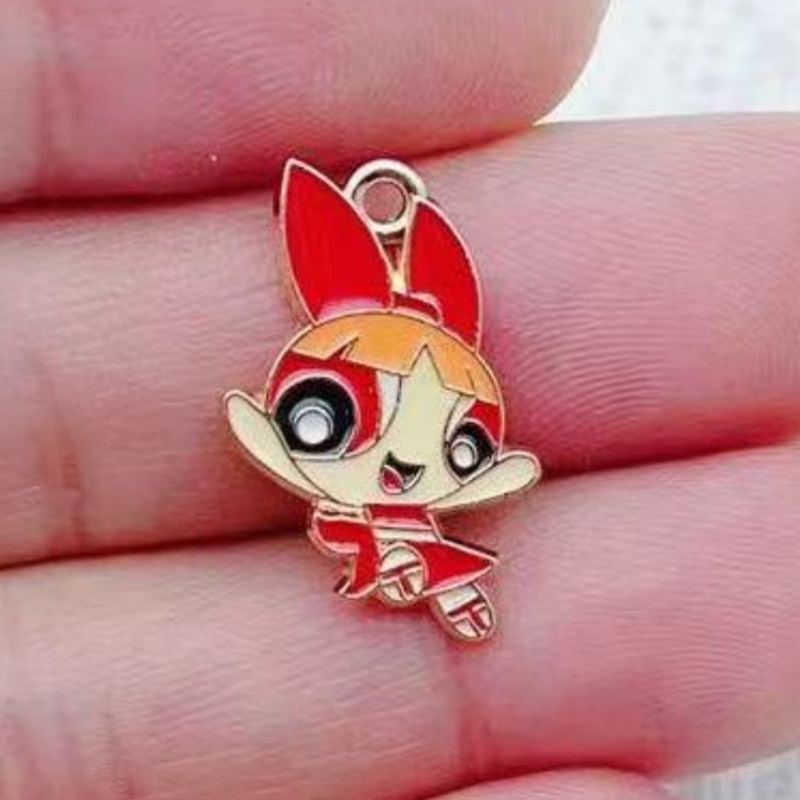 10pcs Alloy Oil-Dripping Carto - Jewelry Making For Birthday Party review and price