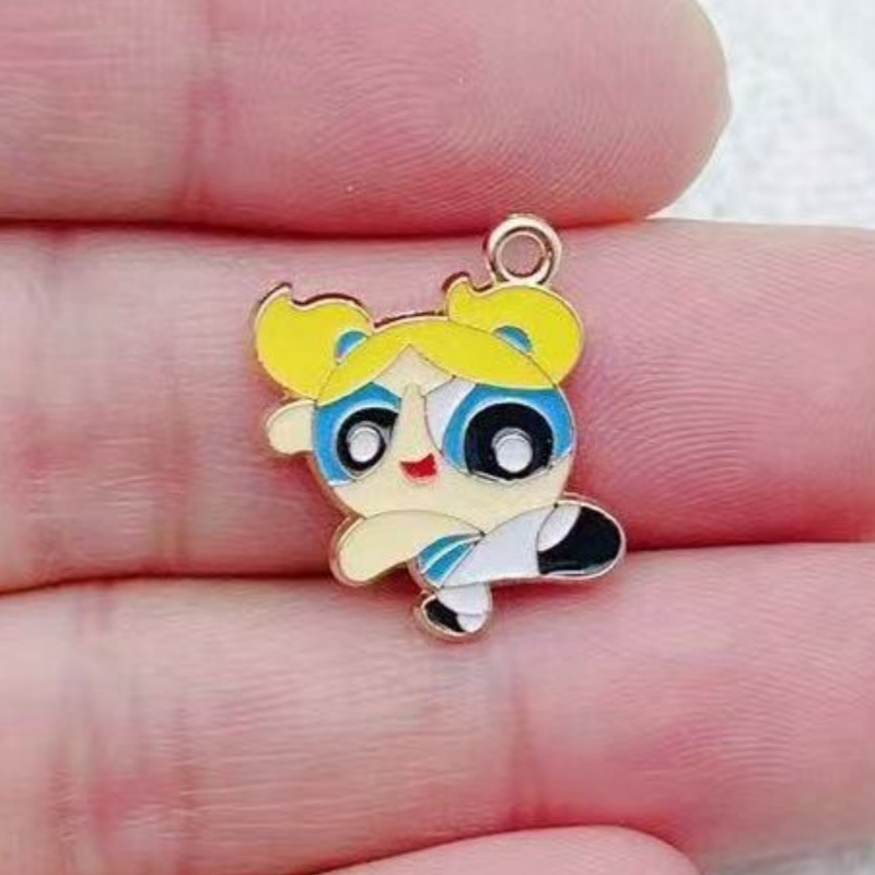 10pcs Alloy Oil-Dripping Carto - Jewelry Making For Birthday Party review and price