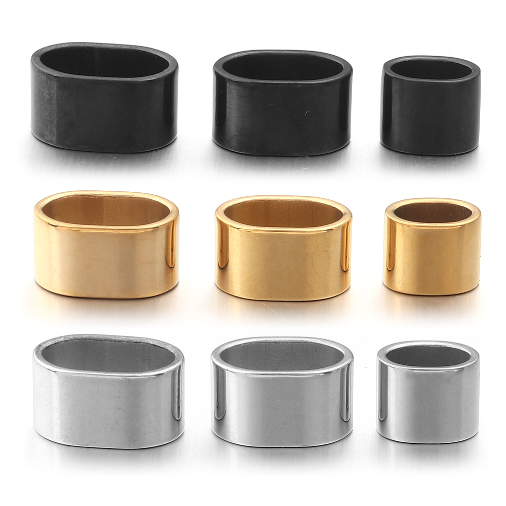 6pcs Flat Stainless Steel Tube - Jewelry Making Beads review and price