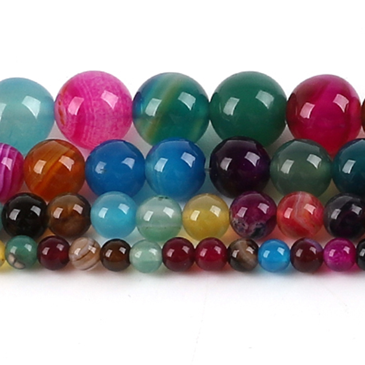 Natural Agate Stone Beads Colo - Jewelry Making Stones review and price