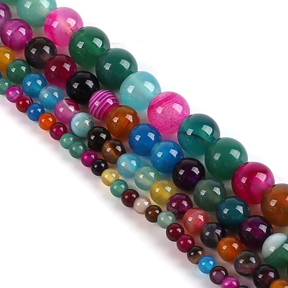 Natural Agate Stone Beads Colo - Jewelry Making Stones review and price