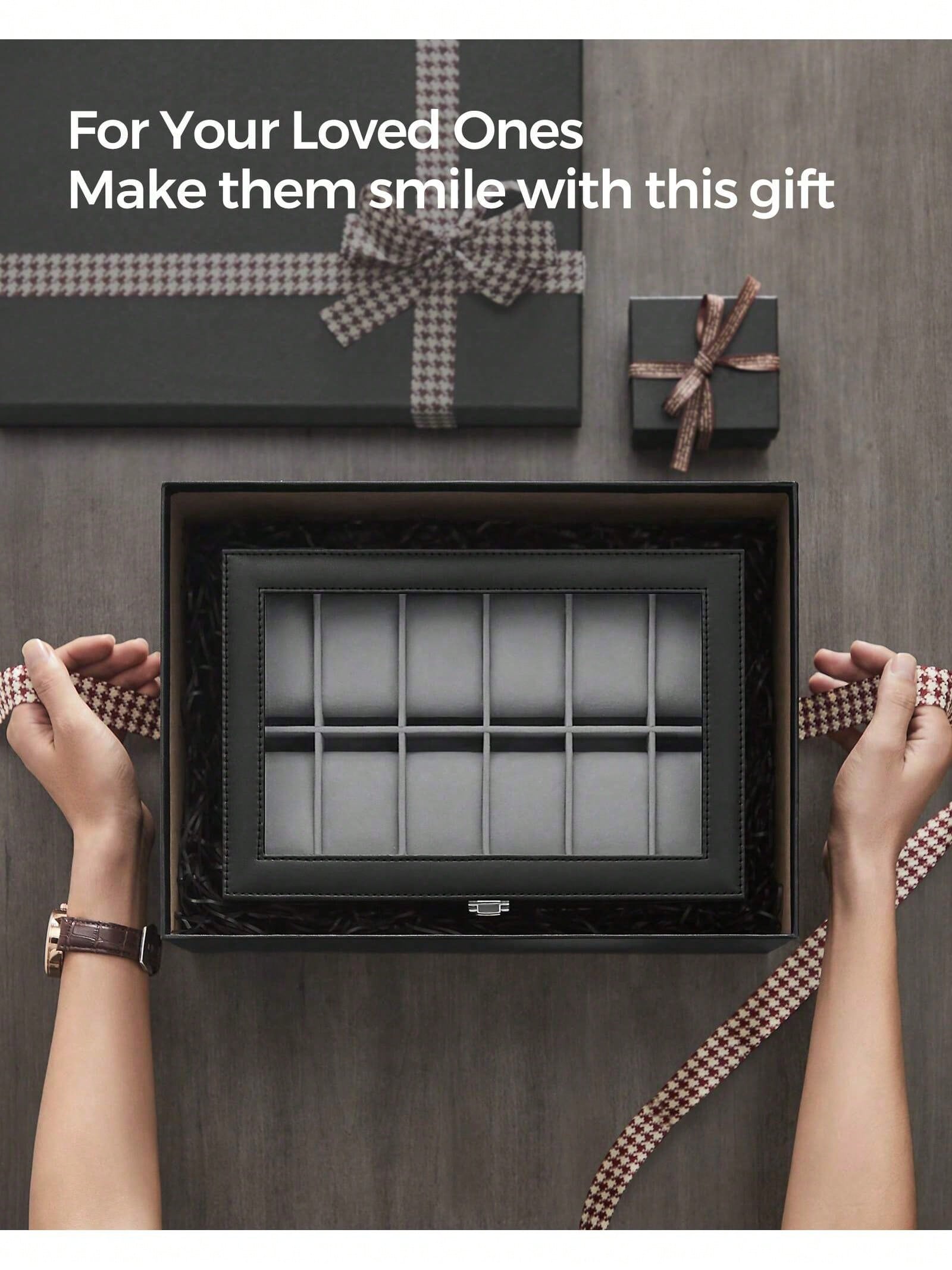 12-Slot Lockable Watch Box wit - Jewelry Making Box review and price