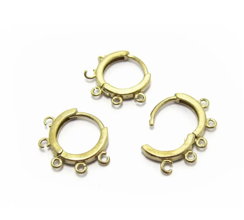 10pcs Brass Ear Hoops, Leverba - Jewelry Making Loops review and price