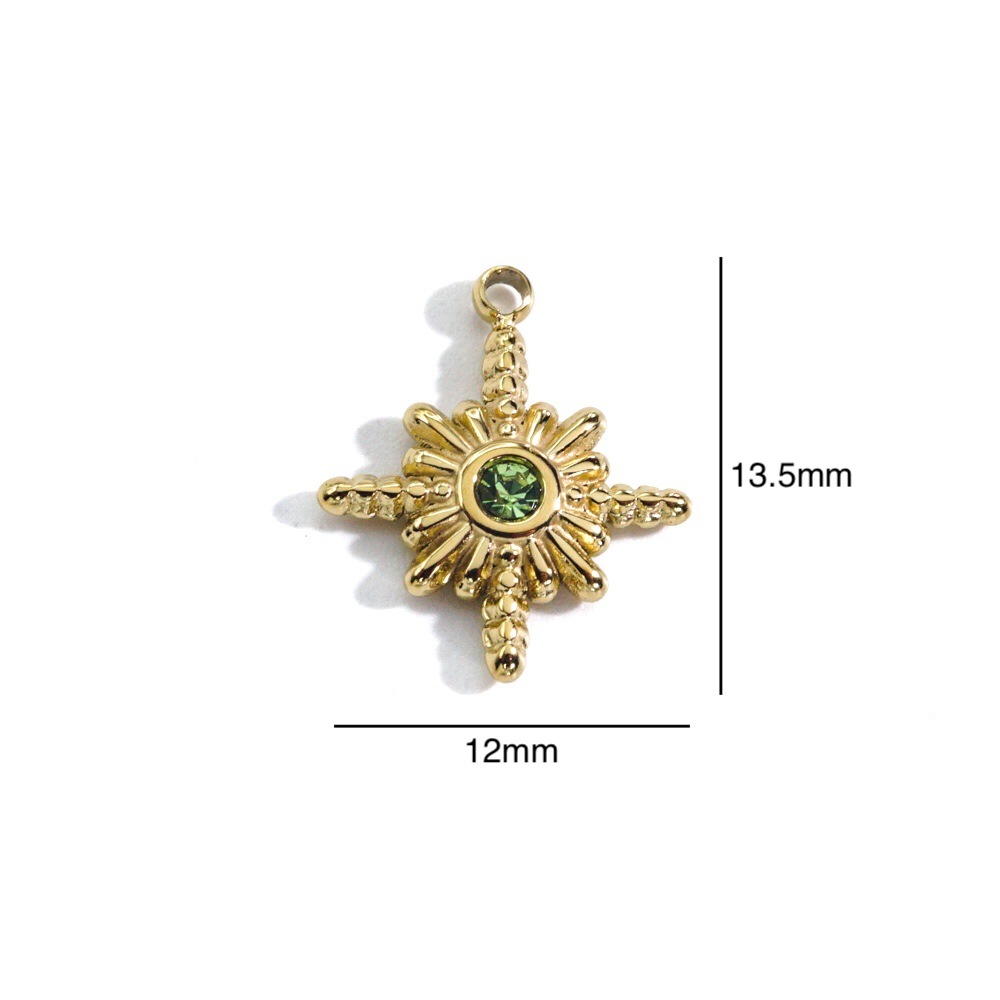 3Pcs Stainless Steel Gold Colo - Jewelry Making Stones review and price