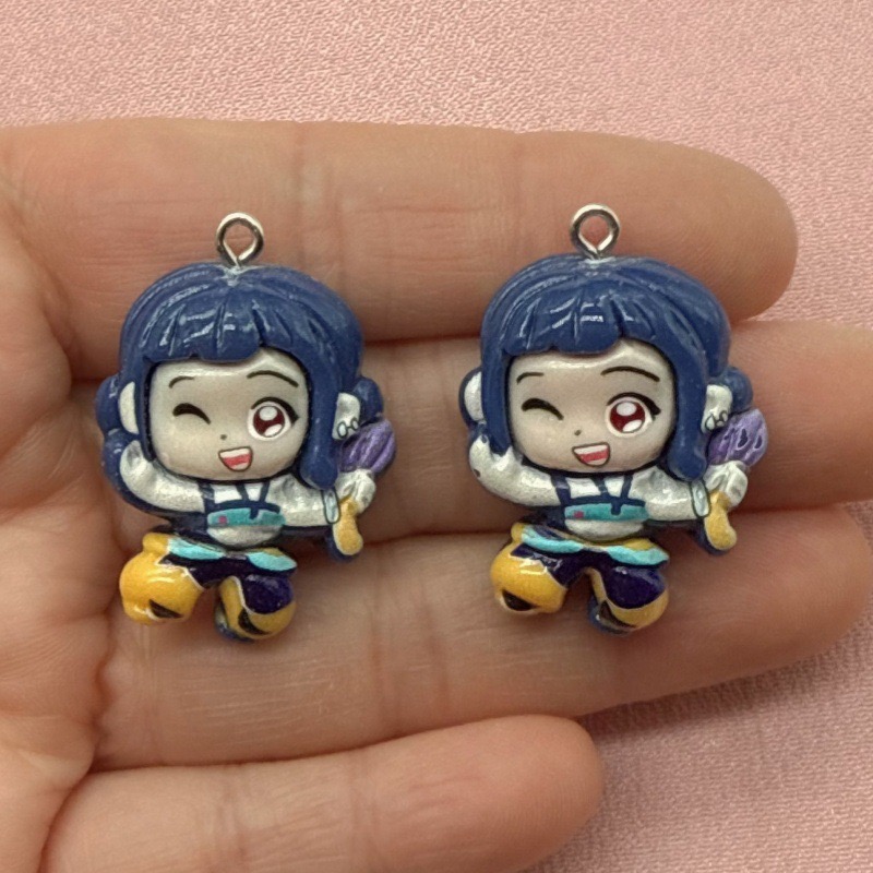 10pcs resin cartoon pendant, D - Jewelry Making For Birthday Party review and price