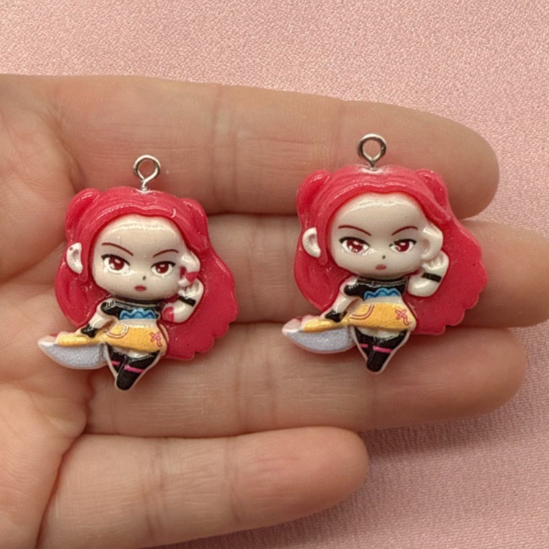 10pcs resin cartoon pendant, D - Jewelry Making For Birthday Party review and price