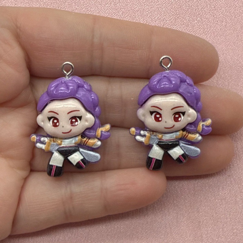 10pcs resin cartoon pendant, D - Jewelry Making For Birthday Party review and price