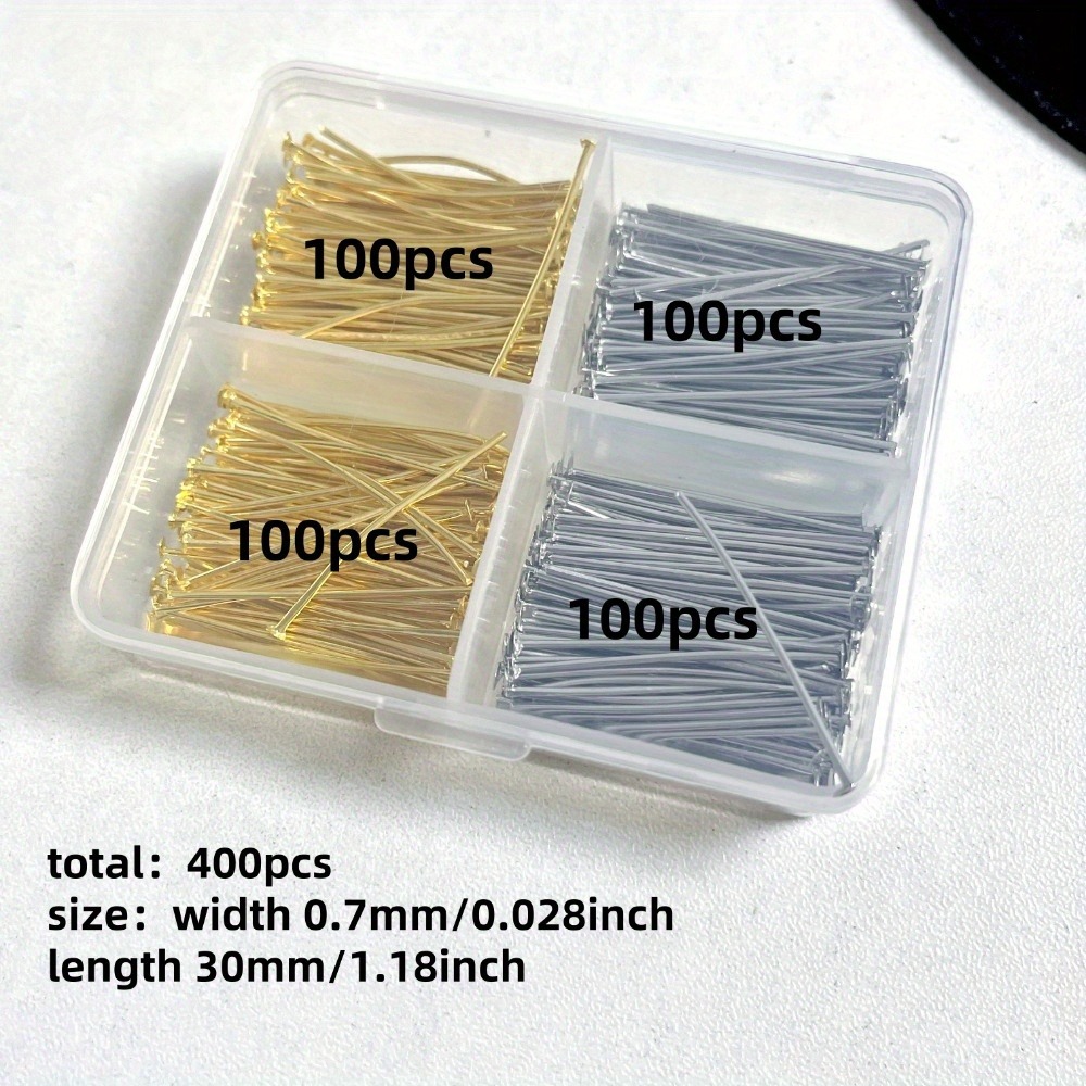 400pcs Mixed Iron Head Pins 30 - Jewelry Making Box review and price