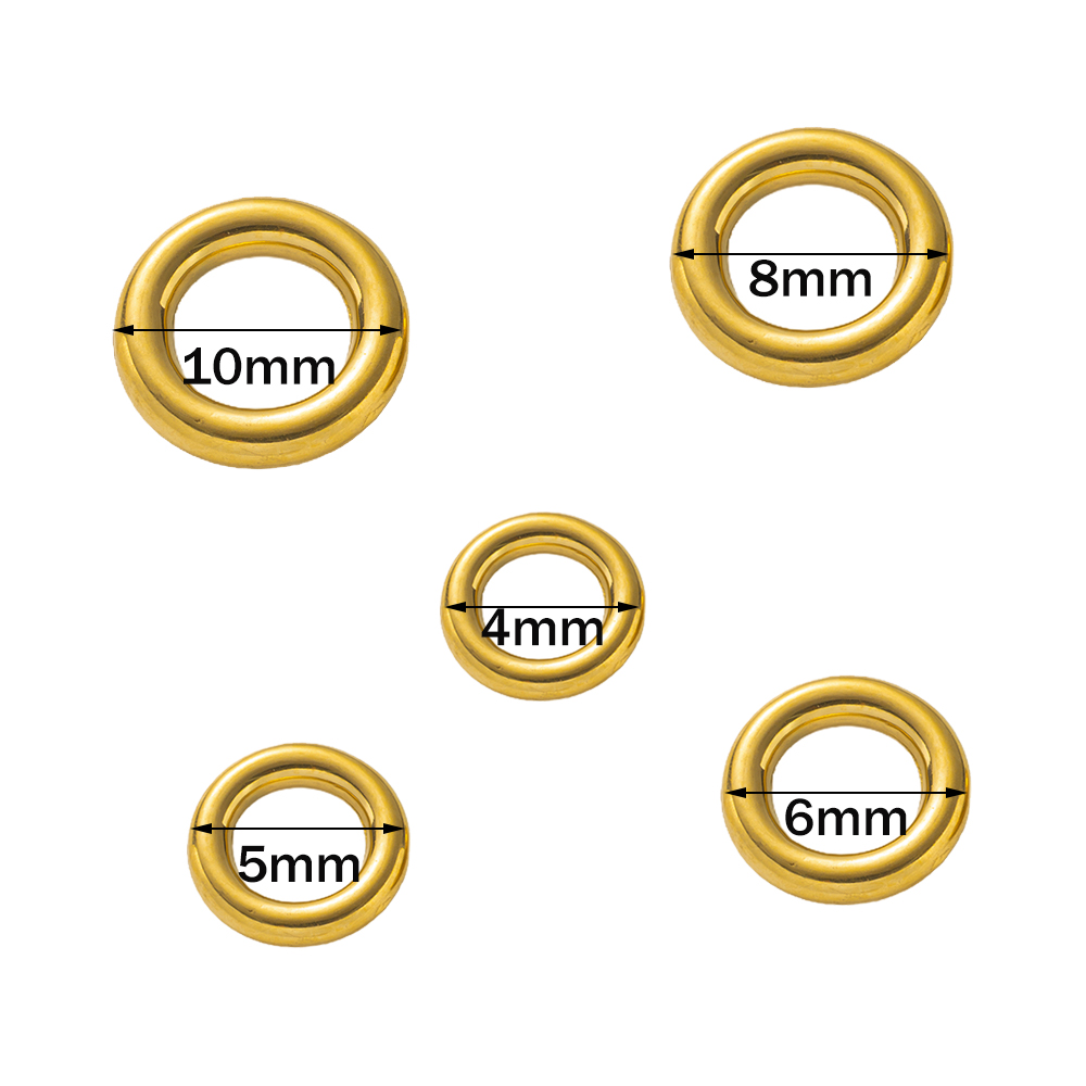10pcs Stainless Steel Gold O R - Jewelry Making Loops review and price
