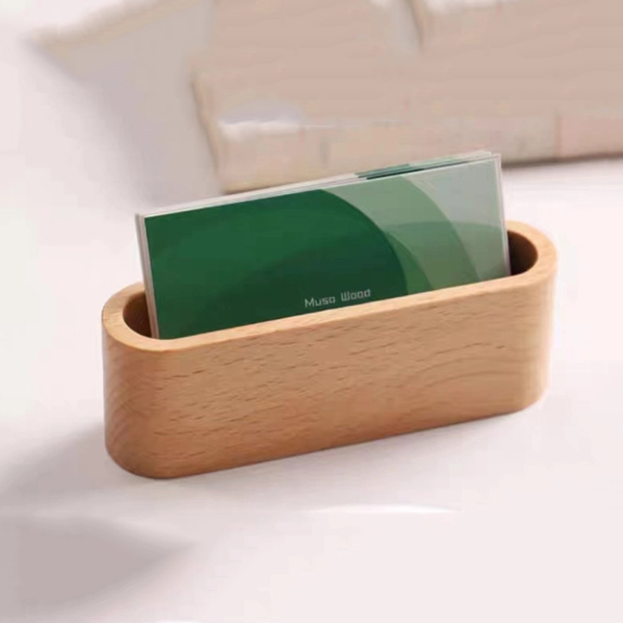Wooden Business Card Holder No - Jewelry Making Business review and price