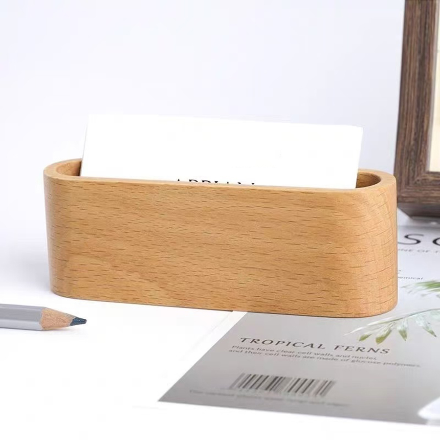 Wooden Business Card Holder No - Jewelry Making Business review and price