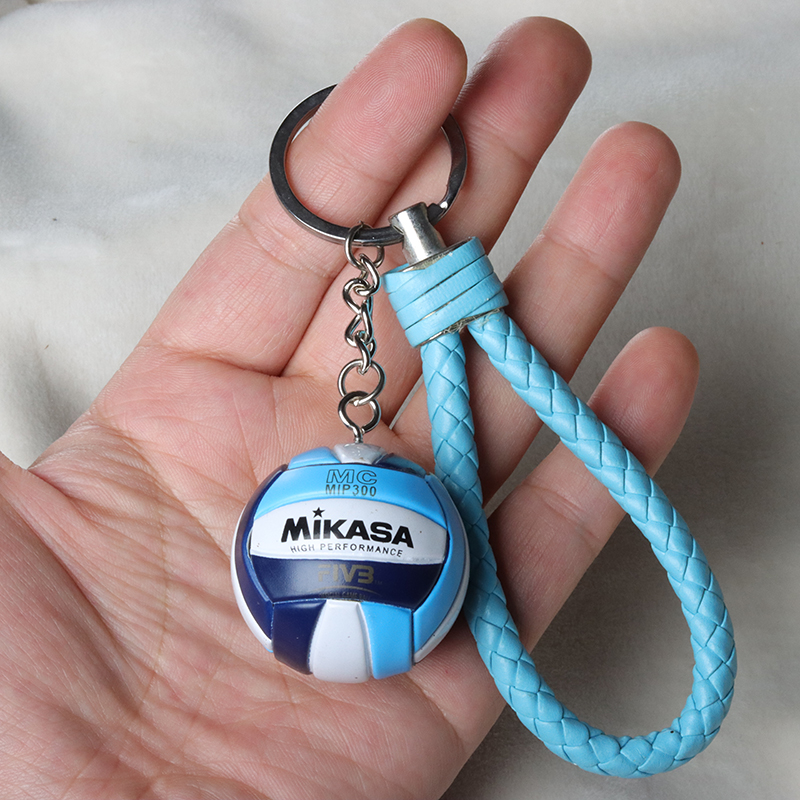 1pcs PVC  Volleyball Keychain  - Jewelry Making Business review and price