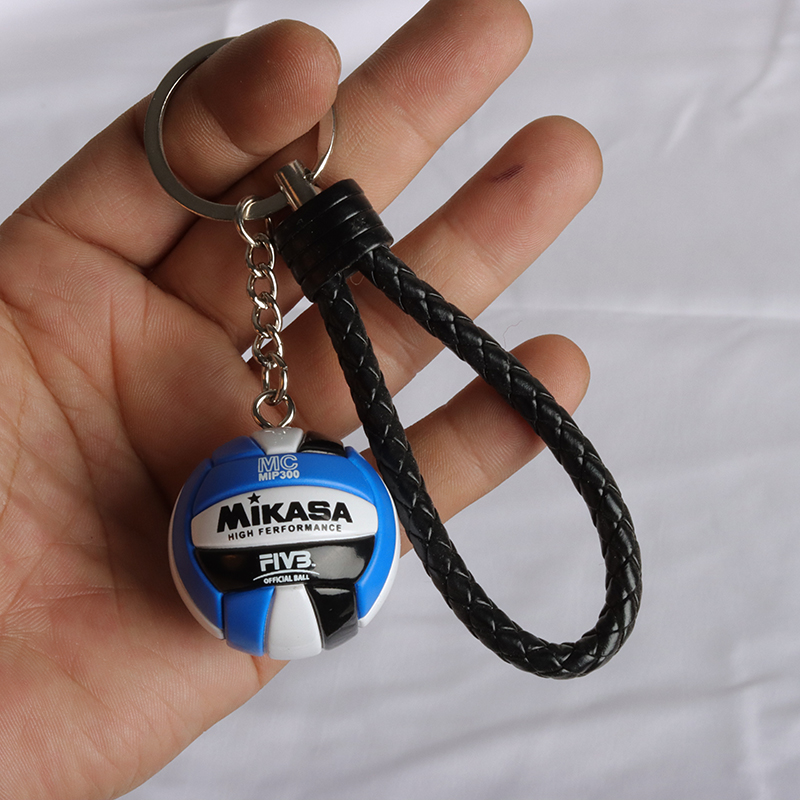 1pcs PVC  Volleyball Keychain  - Jewelry Making Business review and price