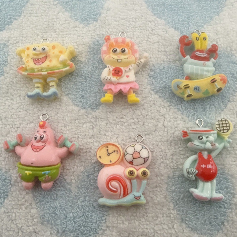 10pcs cartoon resin pendant, D - Jewelry Making For Birthday Party review and price