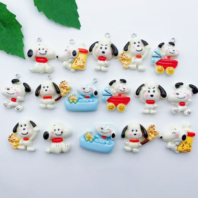 12pcs resin cartoon dog pendan - Jewelry Making For Birthday Party review and price