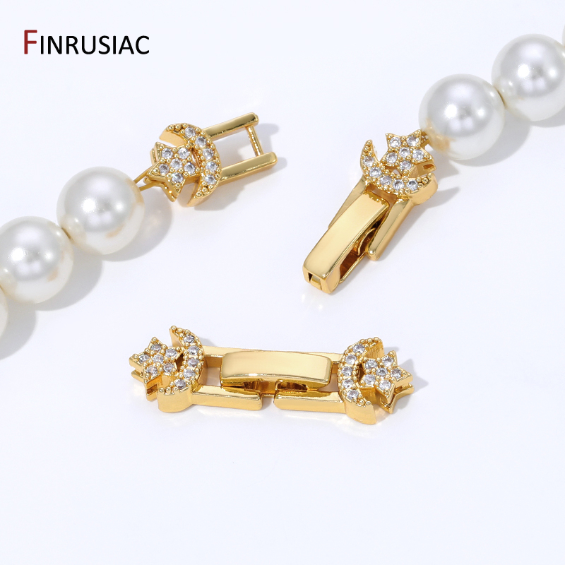 18K Gold Plated Brass Pearl Cl - Jewelry Making Beads review and price