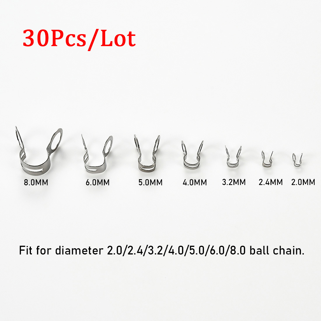 30Pcs Stainless Steel Ball Cha - Jewelry Making Loops review and price