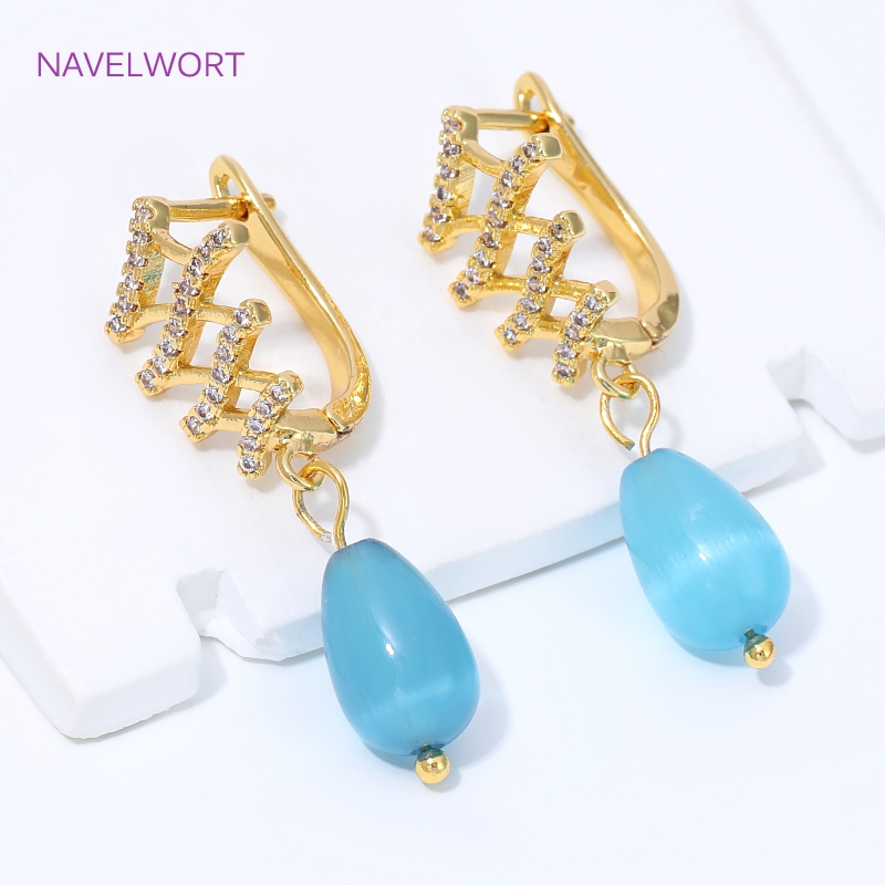 18K Gold Plated Fan Shape Flow - Jewelry Making Set review and price