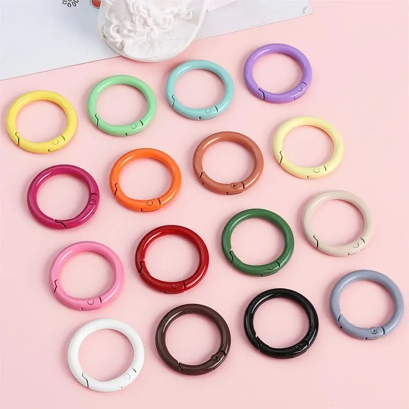 10PCS 23.5mm Metal Spring O Ri - Jewelry Making Loops review and price