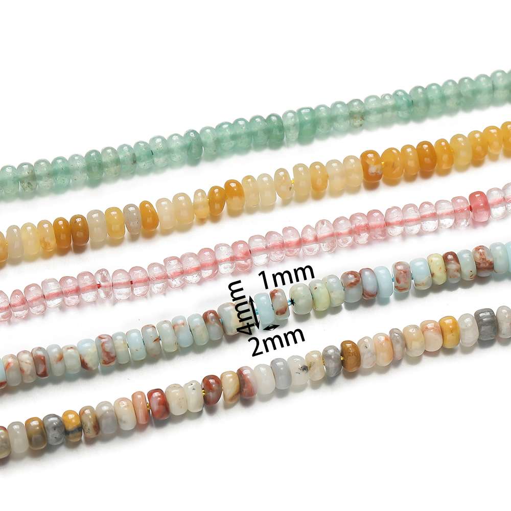 1 Strand Natural Stone Flat Ro - Jewelry Making Stones review and price