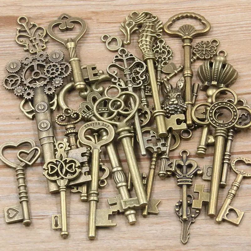 50g/pack Key Charms Bracelets  - Jewelry Making Business review and price