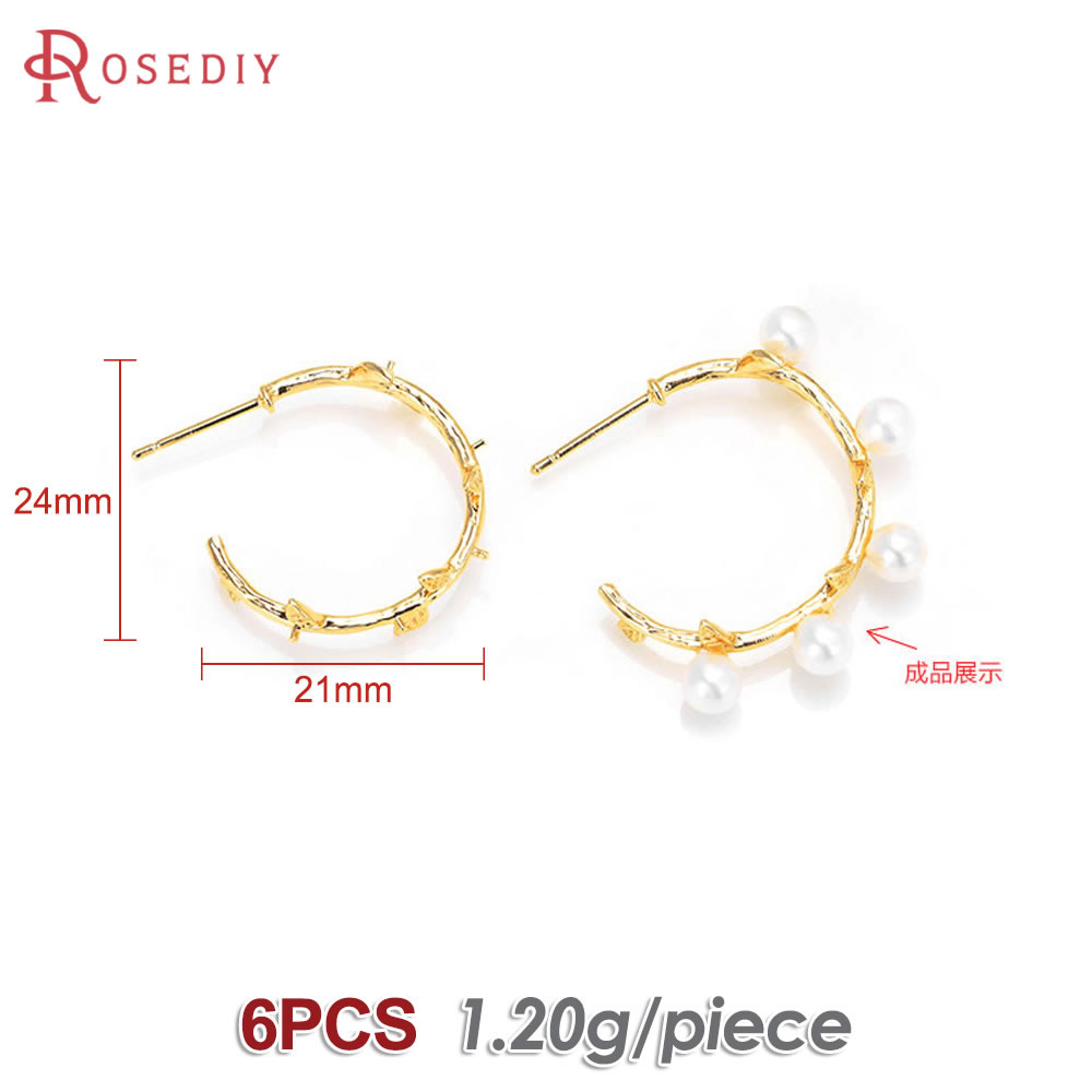 6PCS 18K Gold Color Brass with - Jewelry Making Set review and price