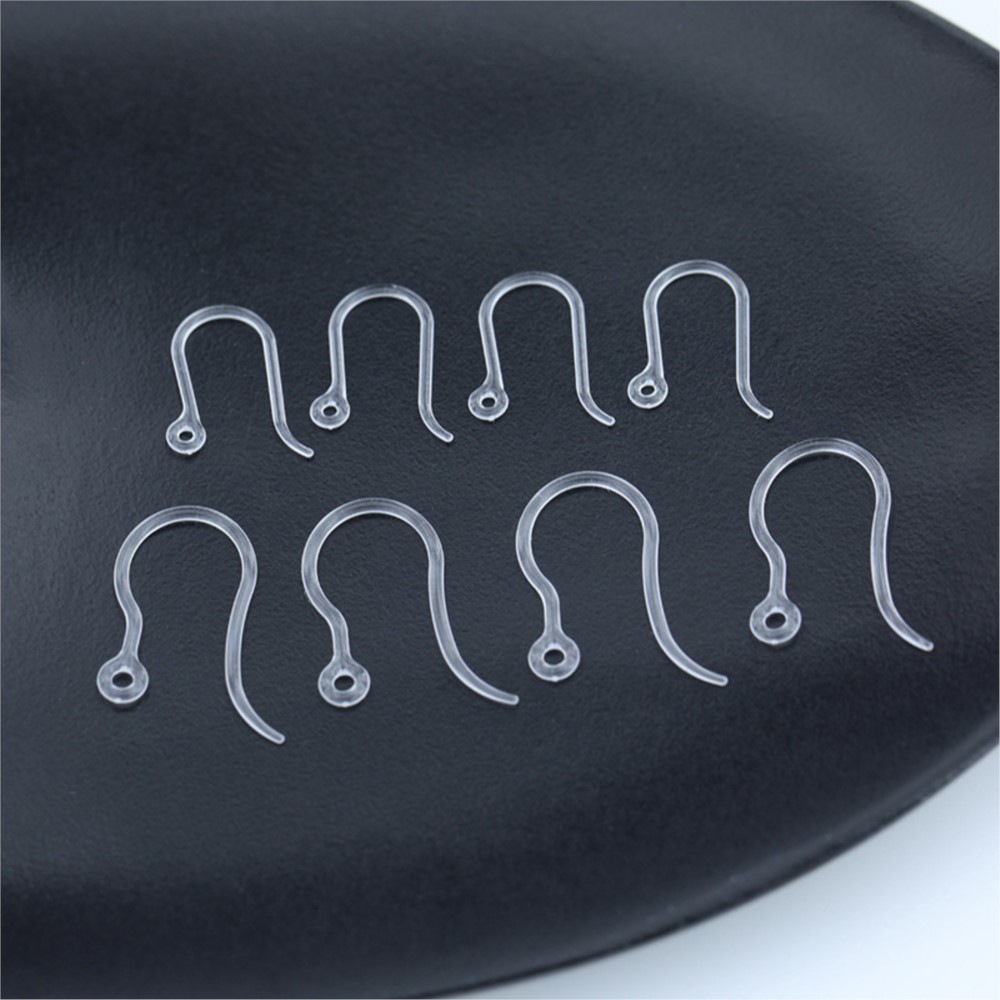 40pcs Clear Plastic Earring Ho - Jewelry Making Loops review and price