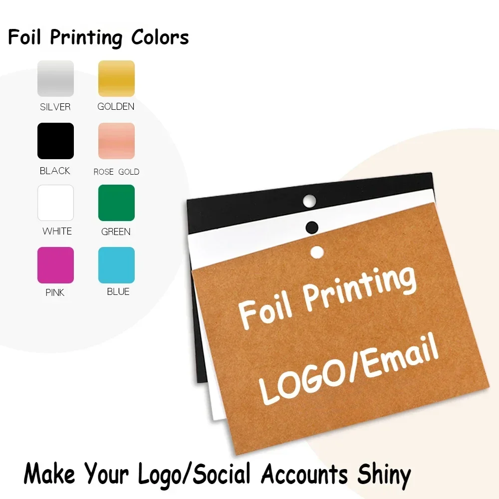100PCS Shiny Brand Logo Person - Jewelry Making Business review and price