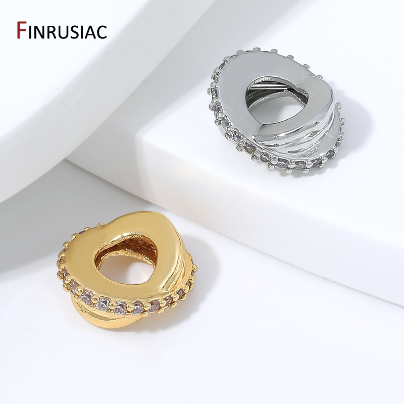 18K Gold Plated Brass Zircon T - Jewelry Making Loops review and price