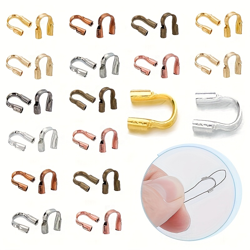 100-300pcs 3X4mm Wire Protecto - Jewelry Making Loops review and price