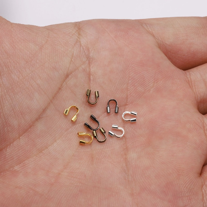 100-300pcs 3X4mm Wire Protecto - Jewelry Making Loops review and price