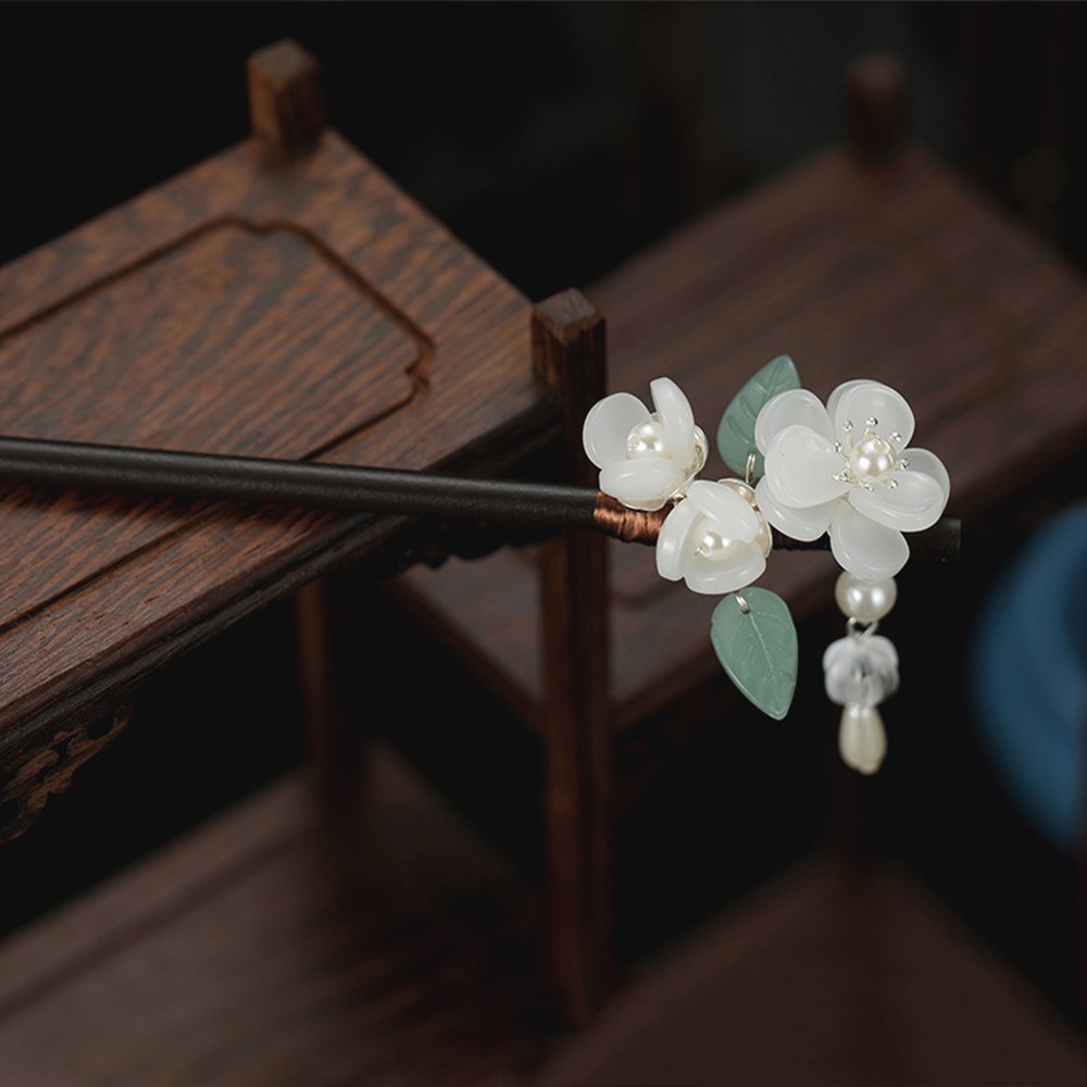 Retro Flower Hairpin With Pear - Jewelry Making With Beads review and price
