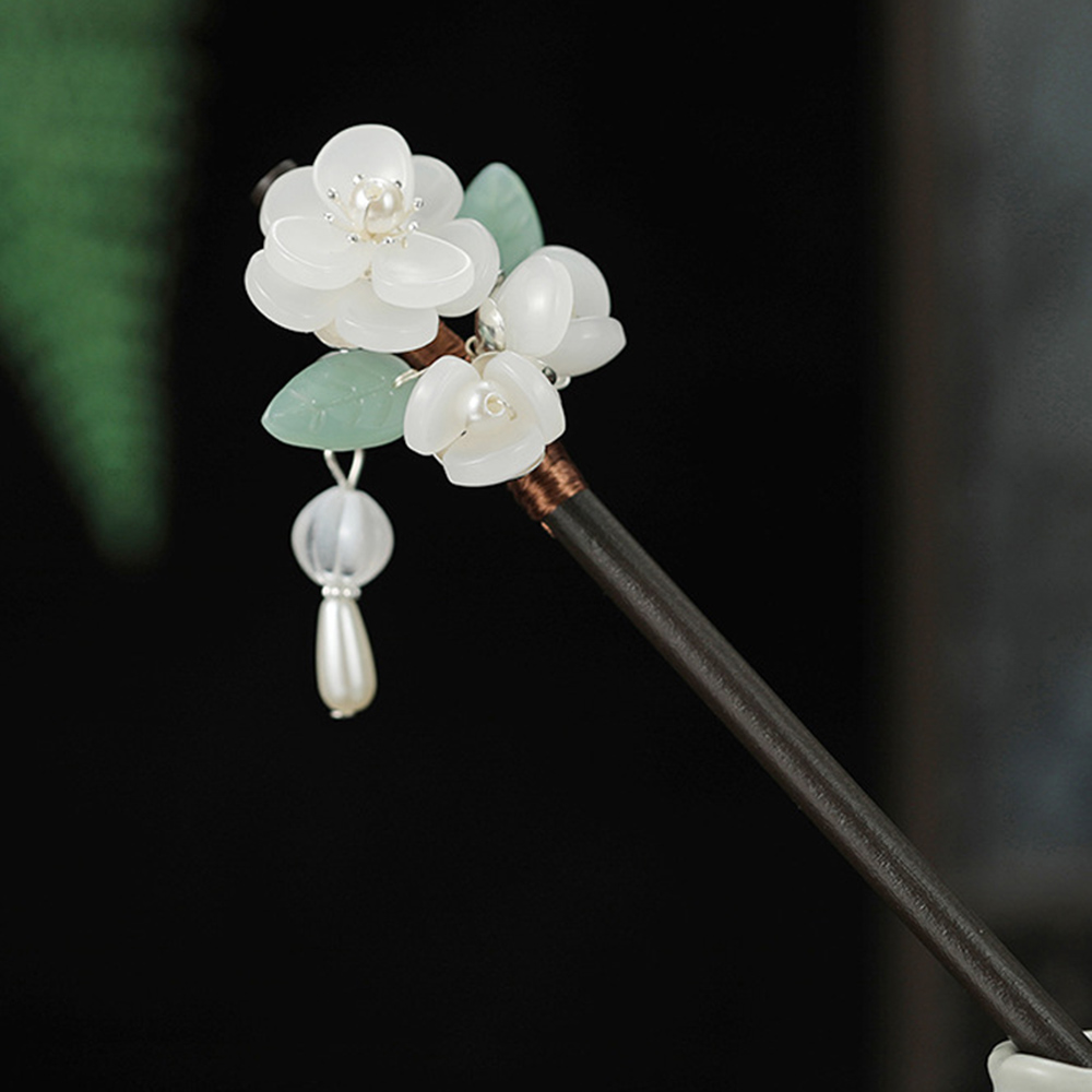 Retro Flower Hairpin With Pear - Jewelry Making With Beads review and price